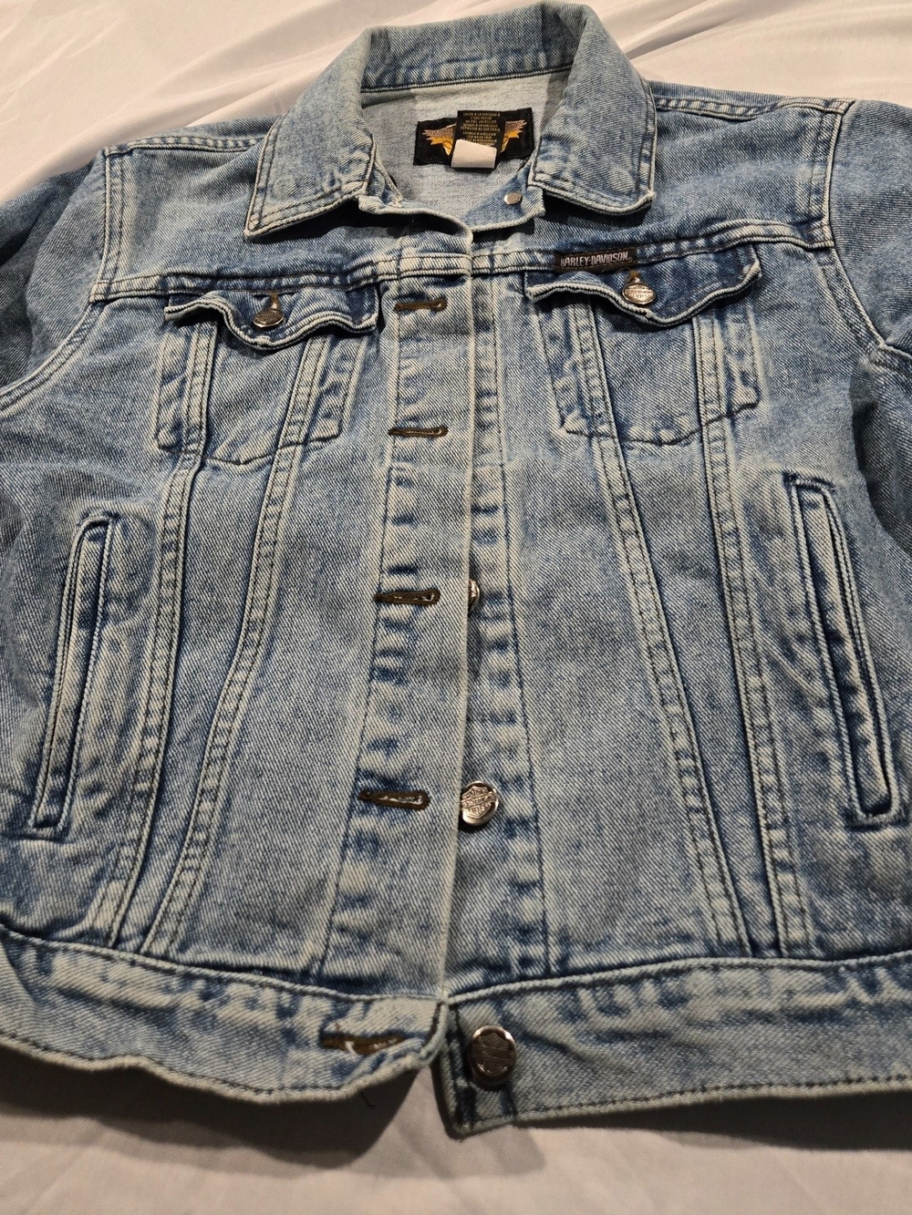 Harley-Davidson Light Blue Denim Jean Jacket